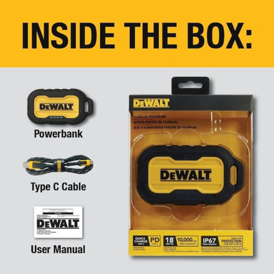 DEWALT 10,000 mAh Dual-Port Power Bank