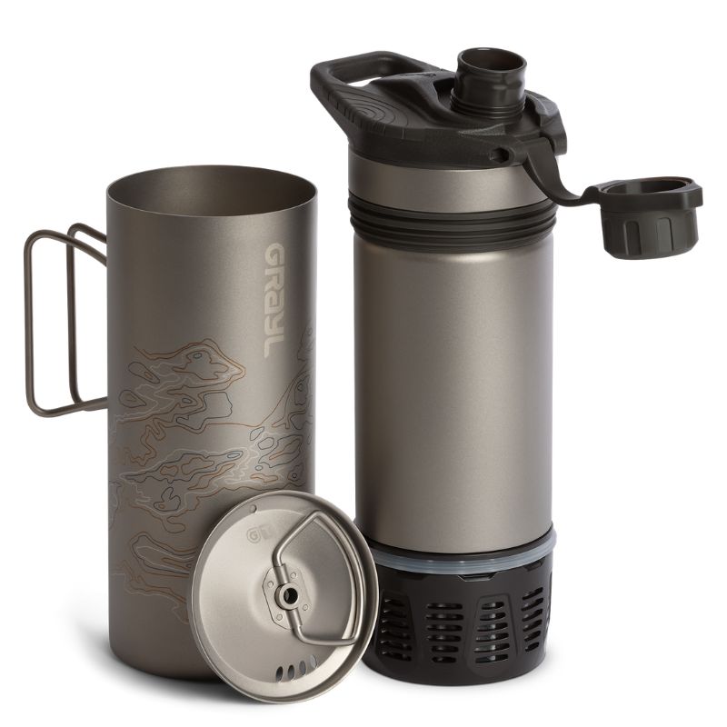 GRAYL 24oz GeoPress® Ti (Titanium)