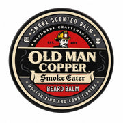 Old Man Copper "Smoke Eater" Smokey Leather Beard Balm 4 oz