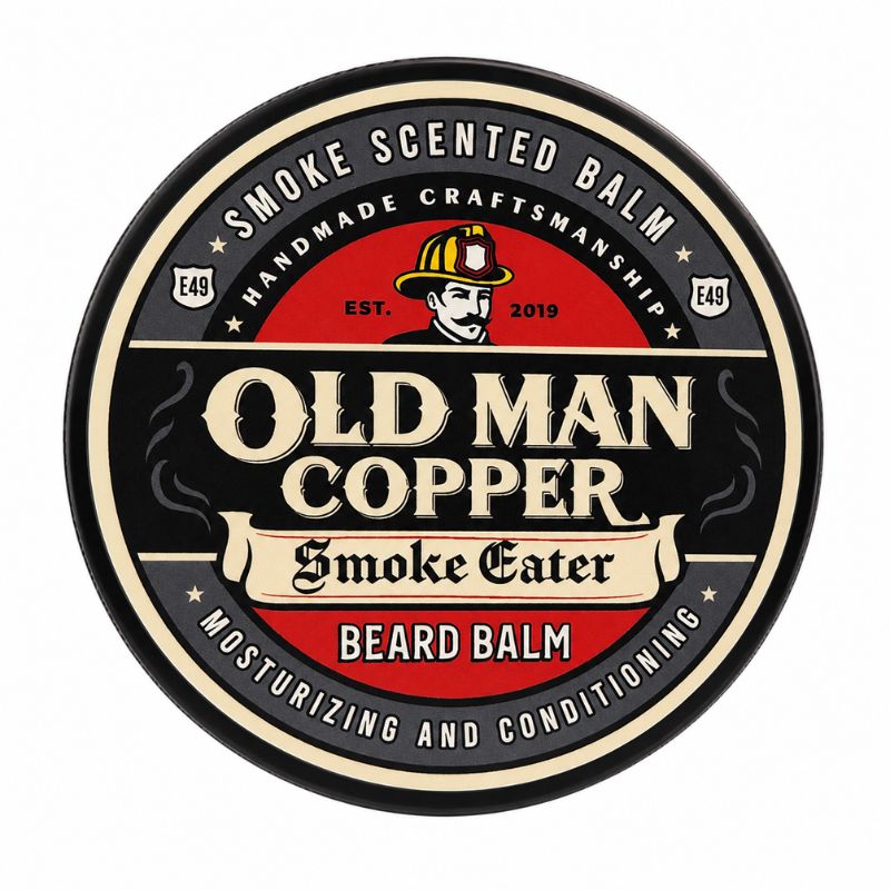 Old Man Copper "Smoke Eater" Smokey Leather Beard Balm 4 oz