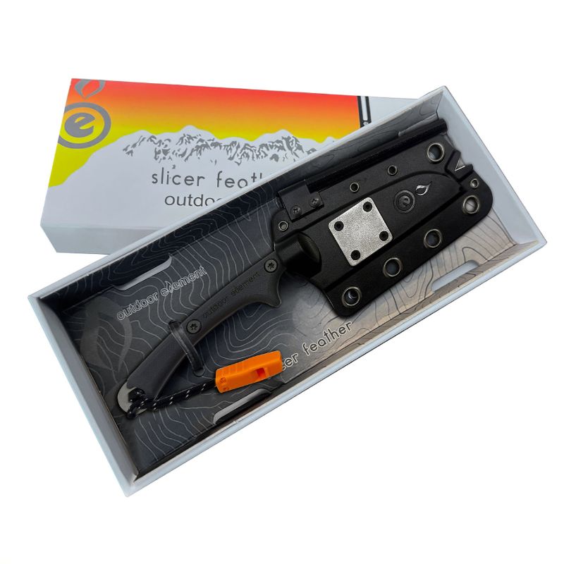 Outdoor Element Slicer Feather Camp Kitchen Survival Knife