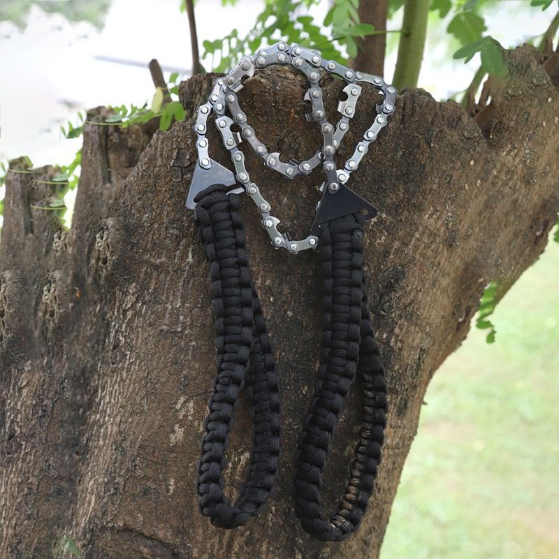 Hand Chainsaw with Paracord