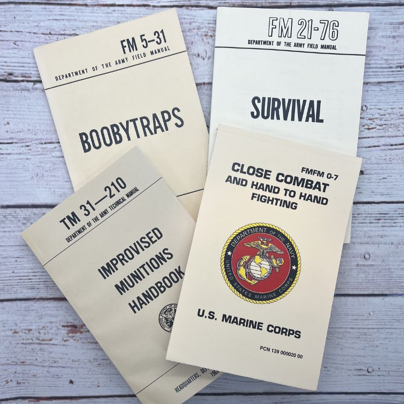 Military Manual Book Bundles