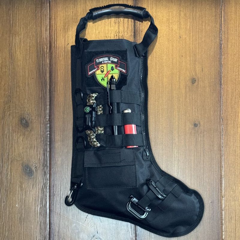 Tactical Christmas Stocking - Black