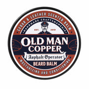 Old Man Copper "Asphalt Operator" Cedar Leather Beard Balm 4 oz
