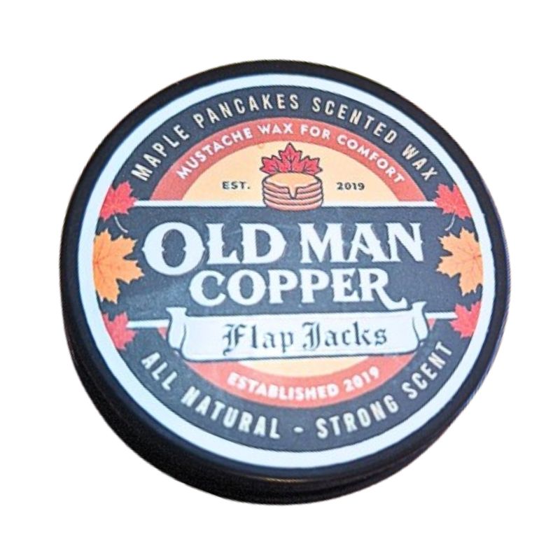 Old Man Copper "Flapjack" Maple Pancake Mustache Wax 1 oz