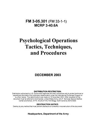 Psychological Operations Tactics, Techniques, and Procedures - PDF Download