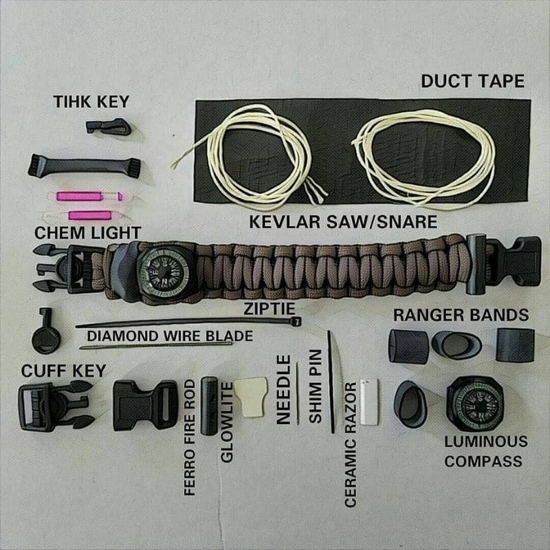 Escape Evade Pathfinder Paracord Bracelet