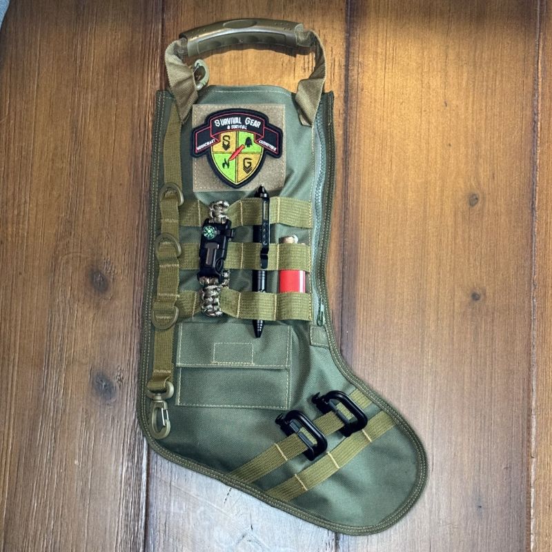 Tactical Christmas Stocking - Army Green