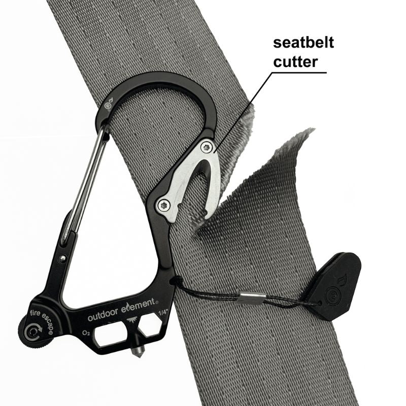 Fire Escape Multitool Carabiner - Black Forest