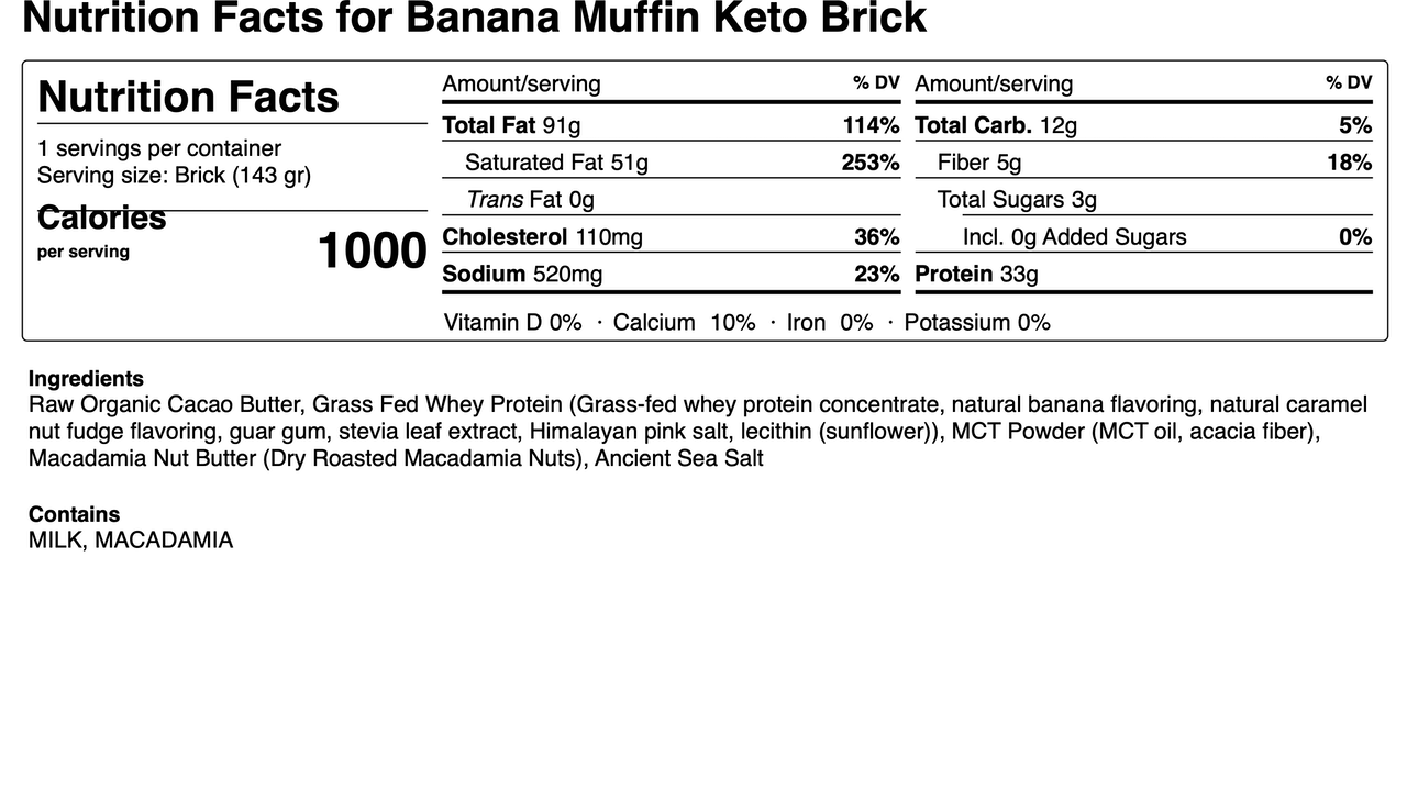 Keto Bricks