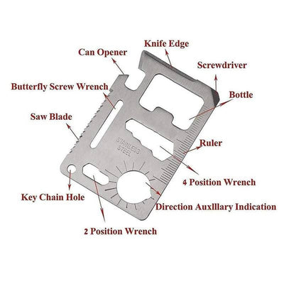 Credit Card 11 Function Multi Tool