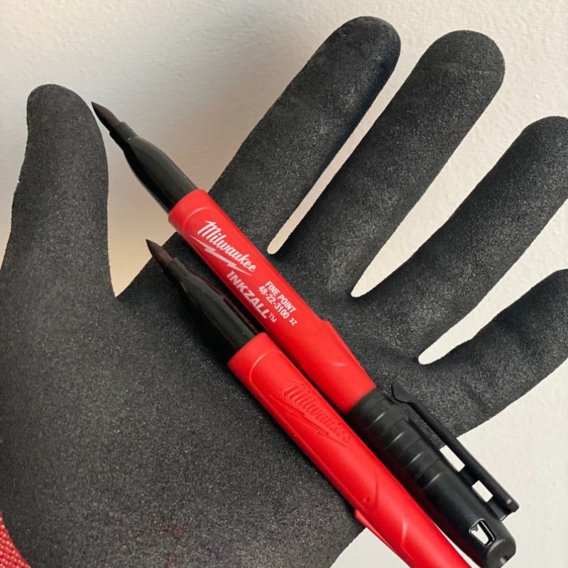 Milwaukee EDC Puncture Marker - Carbon Fiber Self Defense Tool