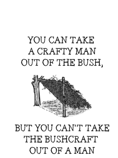 Bushcraft Phrase Short Sleeve T-shirt