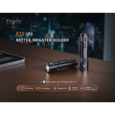 Fenix E12v3 Portable EDC Flashlight