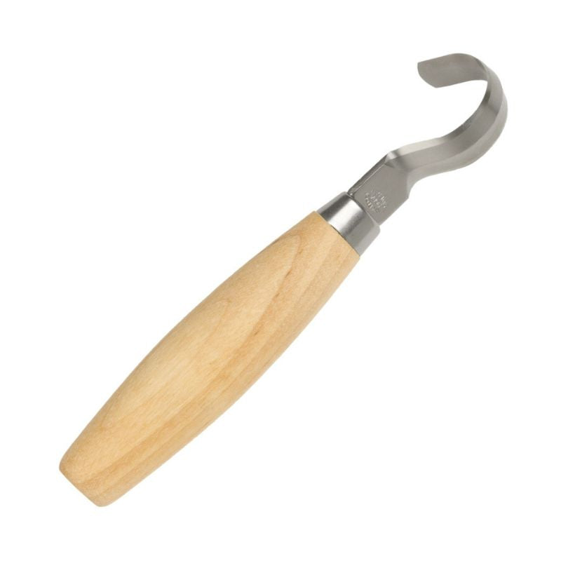 Morakniv 164 - Wood Carving Hook Blade with wooden handle, premium bushcraft gear, custom kit builds, A Way Through the Wilderness