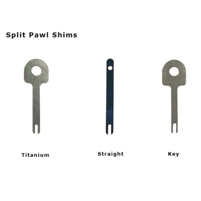 Split-Pawl Handcuff Shims