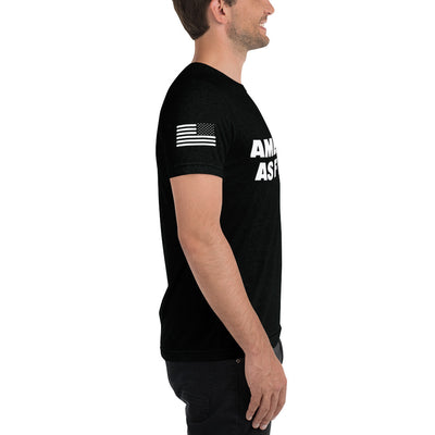 American AF Short Sleeve T-shirt -  Black/White