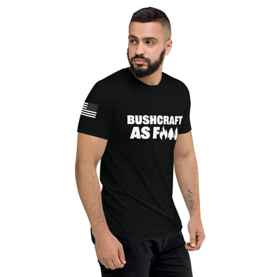 Bushcraft AF Short Sleeve T-shirt - Black/White