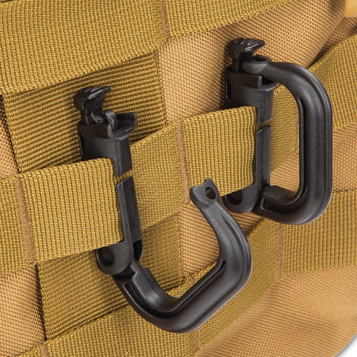 Backpack Webbing D-Ring Carabiner 5 Pack