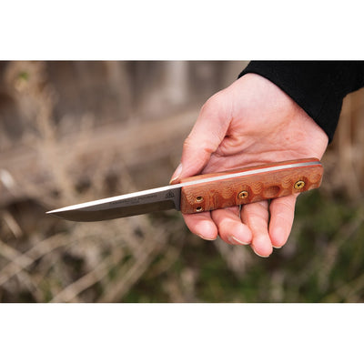 TOPS Tanimboca Puukko Knife - Rocky Mtn Tread