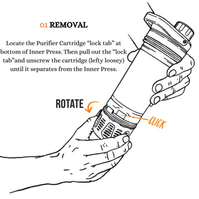 GRAYL UltraPress™ Replacement Purifier Cartridge